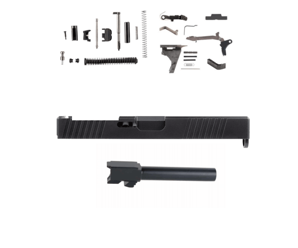 Polymer 80 G-17 PF940V2 Completion kit - RMR Cut Slide, Black Nitride Barrel