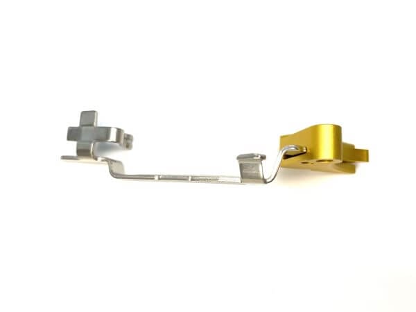 Gold Adjustable Trigger Shoe with Safety for Glocks