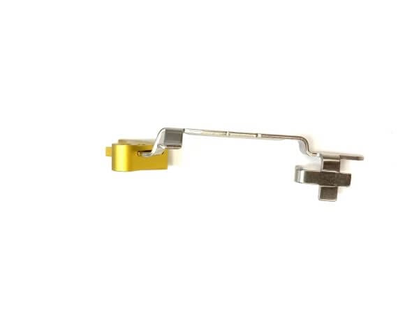 Gold Adjustable Trigger Shoe with Safety for Glocks