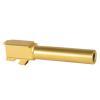 Matte Gold Barrel for Glock 19 G19 9mm Titanium Nitride (TIN) Gen 1-5 Flush Cut Crowned