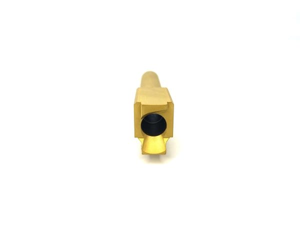 Matte Gold Barrel for Glock 19 G19 9mm Titanium Nitride (TIN) Gen 1-5 Flush Cut Crowned