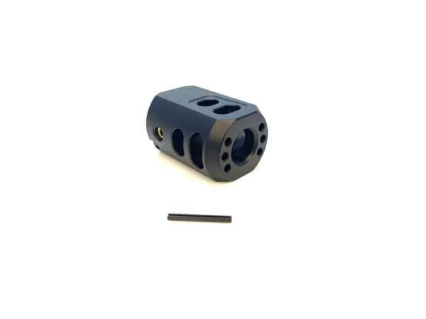 Ported Compensator Muzzle Brake 1/2x28 Threaded Aluminum