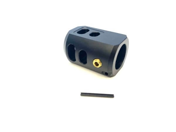 Ported Compensator Muzzle Brake 1/2x28 Threaded Aluminum