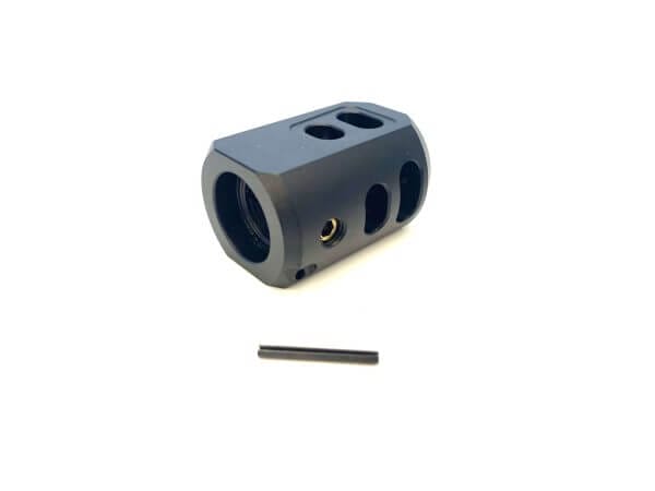 Ported Compensator Muzzle Brake 1/2x28 Threaded Aluminum