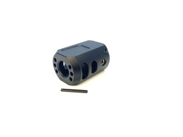 Ported Compensator Muzzle Brake 1/2x28 Threaded Aluminum