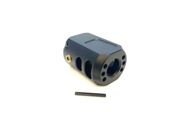 Ported Compensator Muzzle Brake 1/2x28 Threaded Aluminum