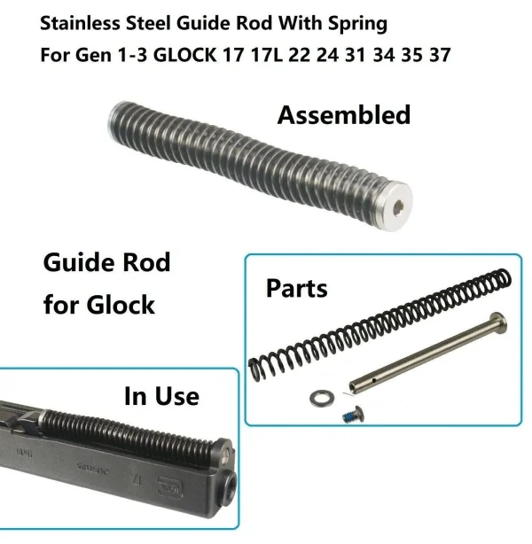 Stainless Steel Guide Rod for Glock 17/22