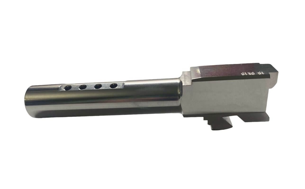 Stainless Barrel for Glock 19 Ported - AimArms