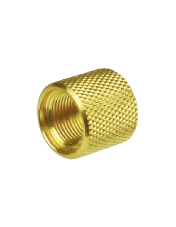 Thread Protector 1/2×28 Aluminum GOLD For 9mm Glock