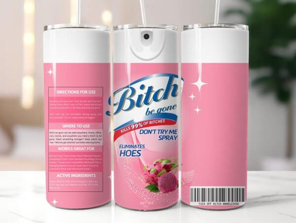 Pink Cunt Be Gone 20-oz Skinny Tumbler