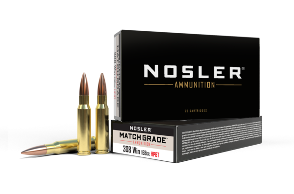 308 Win 168gr Custom Competition Match Grade Ammunition