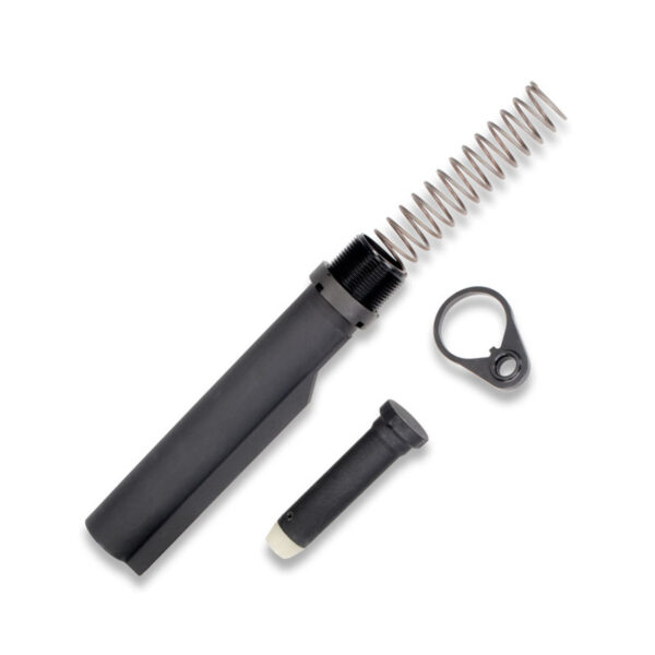 AR-15 Carbine Buffer Tube Kit Quick Detach Sling Mount End Plate Mil-Spec