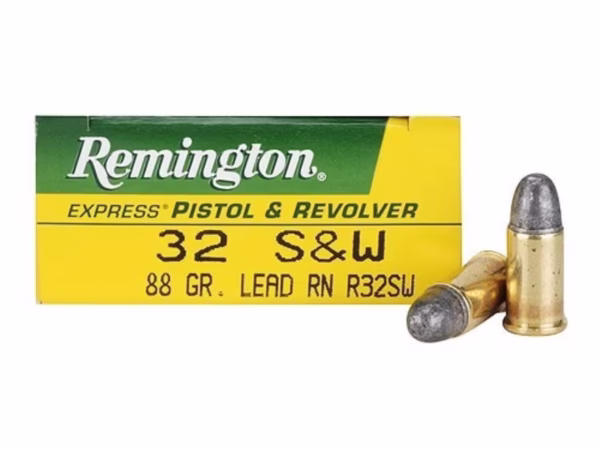 32 S&W Ammo - 88 gr LRN - Remington Express Pistol & Revolver - 50 Rounds