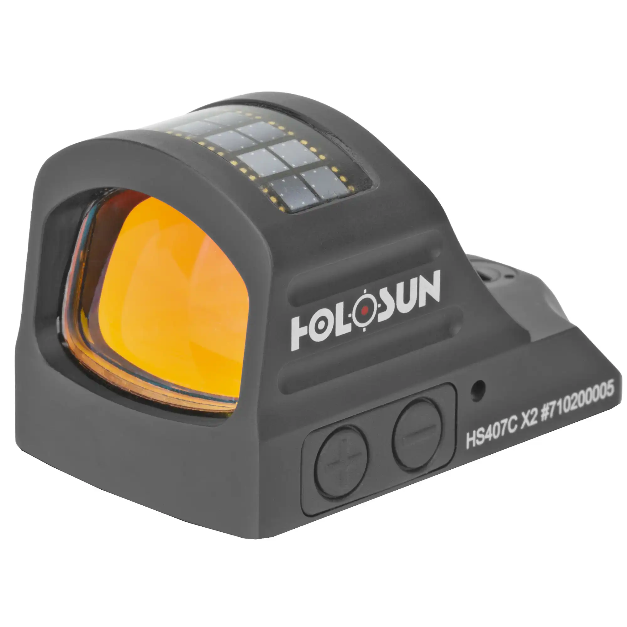 Holosun 407C-X2 Red Dot Sight 2 MOA Solar Side Battery RMR Footprint