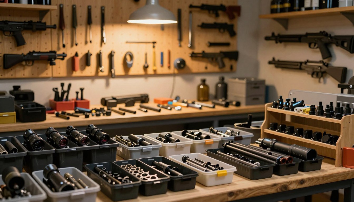 firearms parts storage