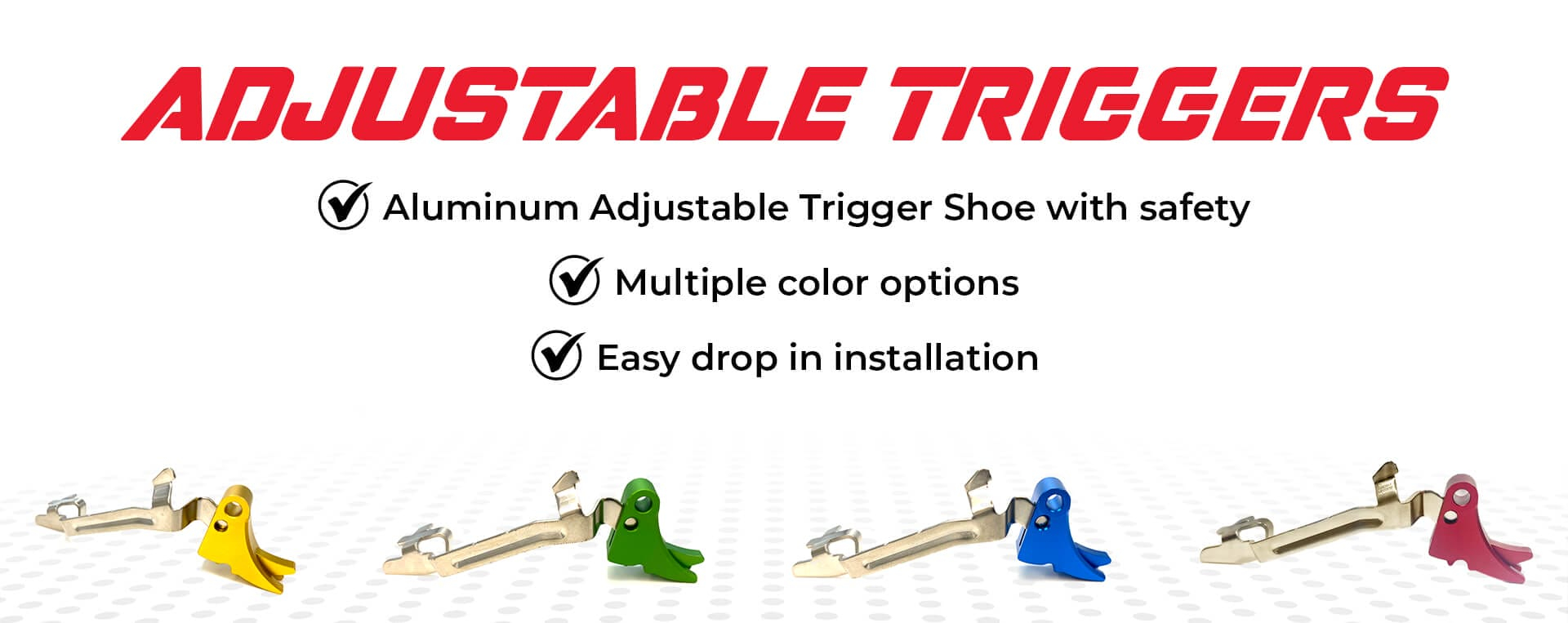 Adjustable triggers